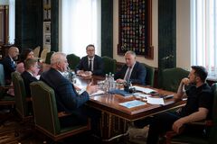 Зеленский провел важное совещание с дипломатами: говорили о новых ударах по России и запуске спецтрибунала. Фото