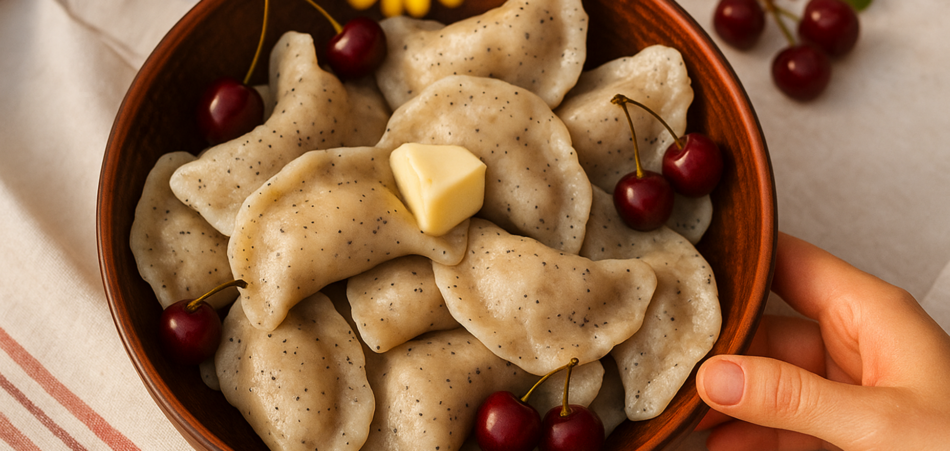 Самые вкусные домашние вареники с вишнями: какой необычный ингредиент добавить в тесто