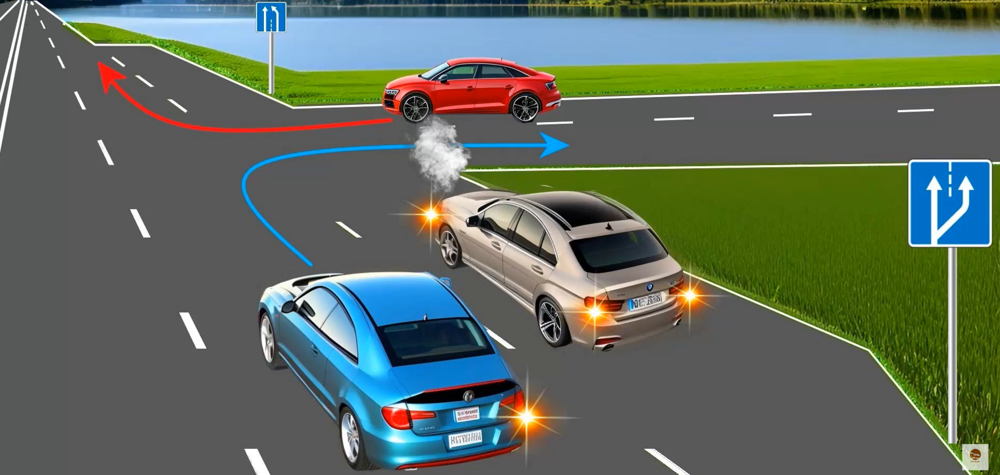 Кто нарушает правила? Непростая задача по ПДД