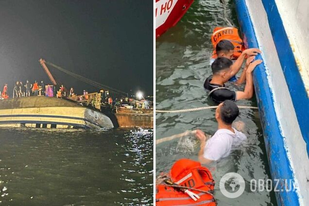 Во Вьетнаме перевернулась лодка с туристами: по меньшей мере 34 человека погибли. Видео