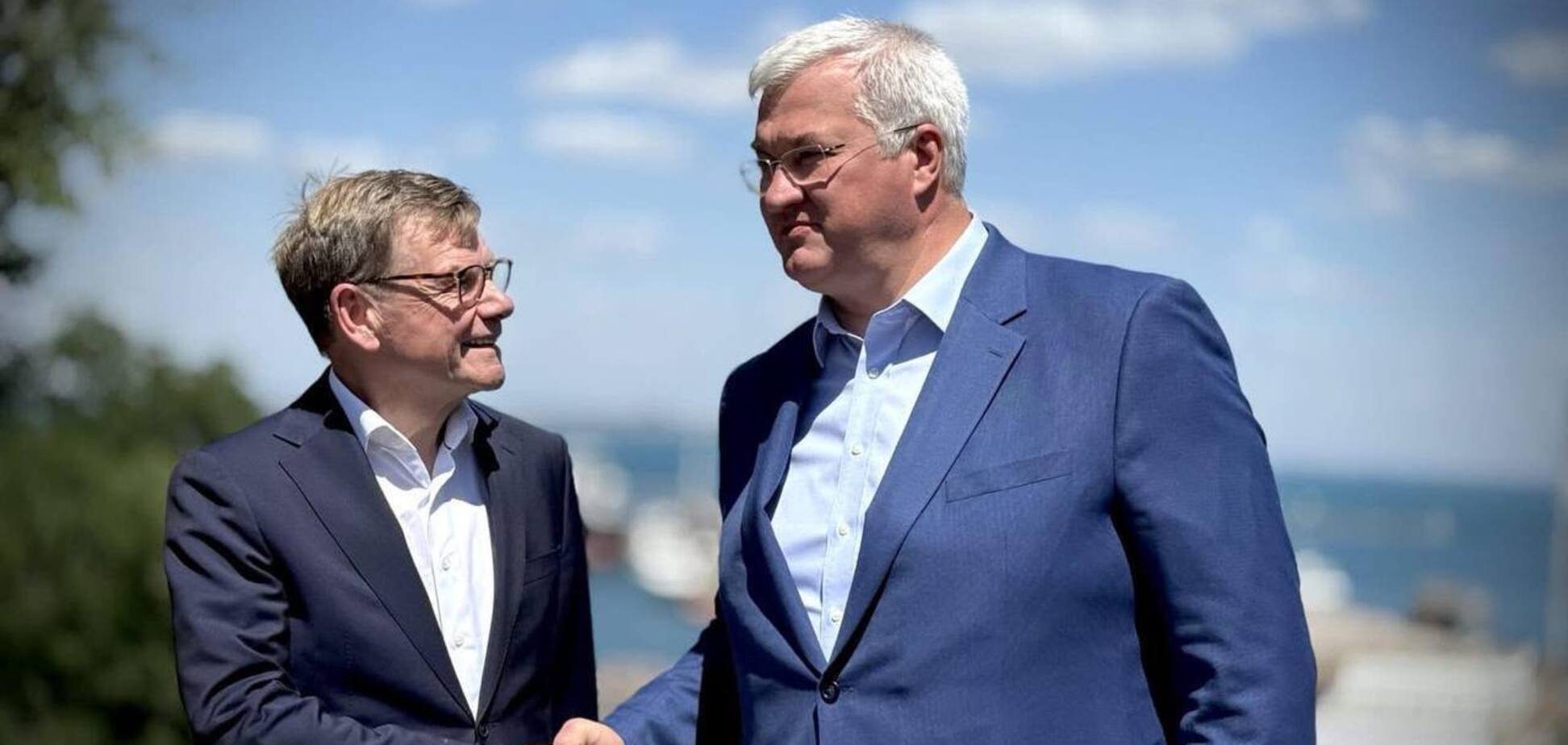 Убедился лично: глава МИД Германии посетил Одессу и заявил о необходимости укрепления украинской ПВО. Фото