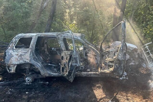 В Винницкой области авто слетело в кювет и загорелось: водитель погиб на месте, пассажир скончался в больнице. Фото