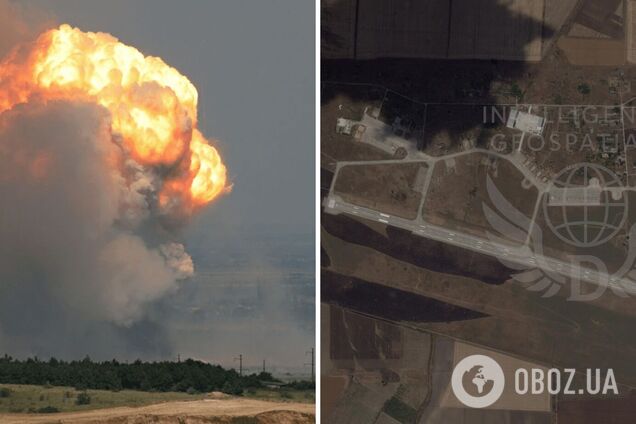 Есть признаки поражений и пожара: появились спутниковые снимки последствий атаки на аэродром 'Кировское' в Крыму