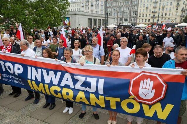 В Польше прошли массовые демонстрации против иммиграции