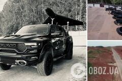 Большой автопарк: россияне хвастаются запуском 'Шахедов' из американских пикапов. Видео