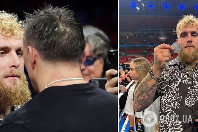 После победы Усика Джейк Пол на весь мир с гордостью показал подарок от ВСУ. Фотофакт