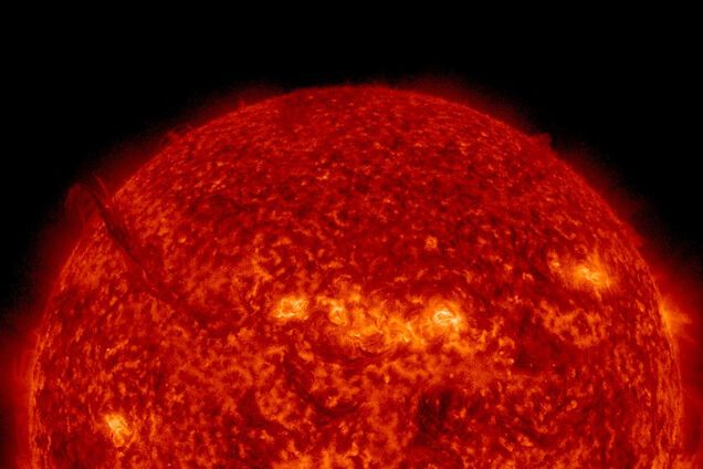 Огненный каньон на Солнце