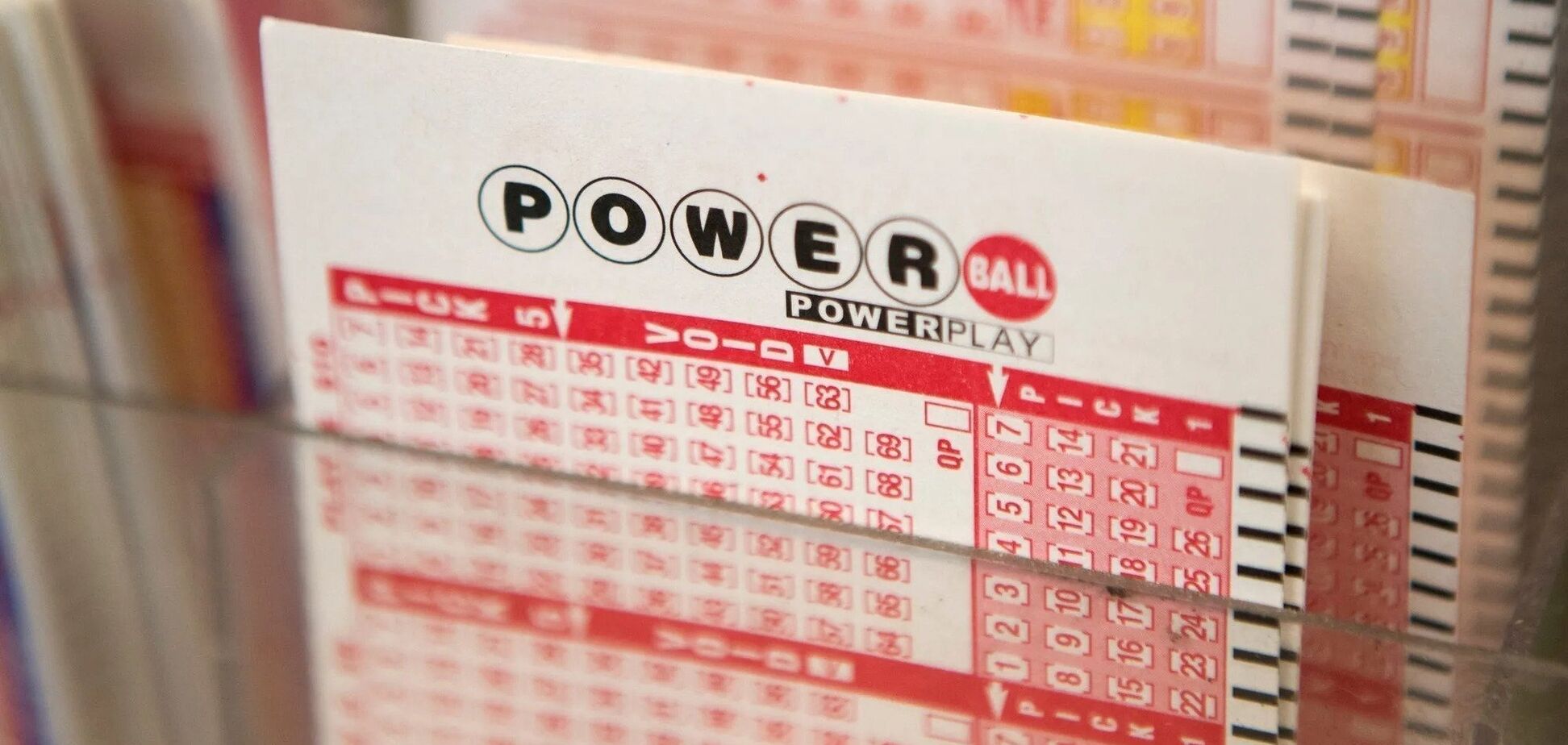 Лотерейний квиток Powerball. Ілюстрація