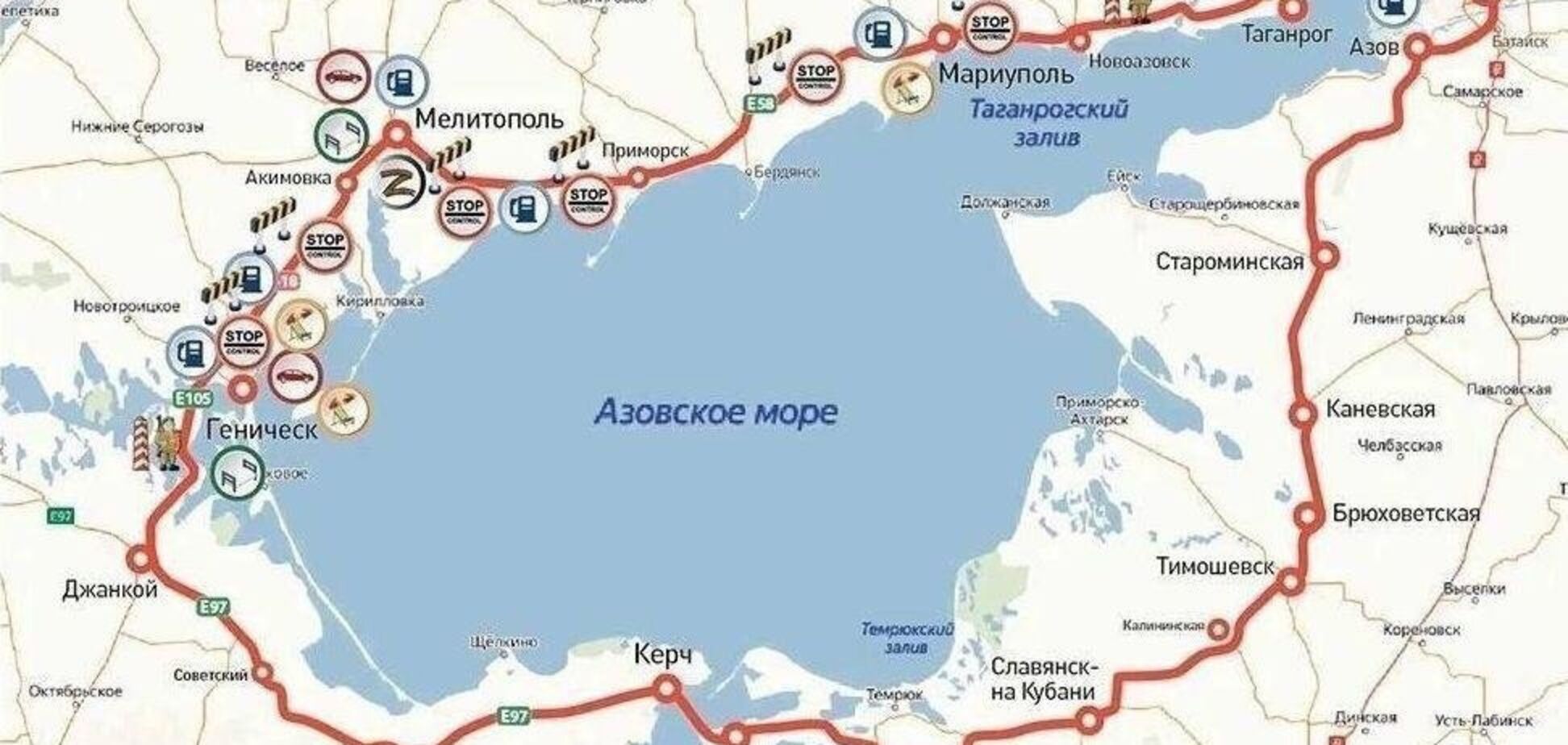 Артерия, питающая оккупантов оружием и живой силой, до сих пор работает