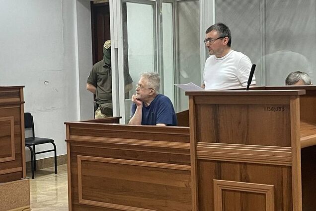 Подозреваемый Игорь Коломойский в Шевченковском суде Киева 29 августа 2024 года.