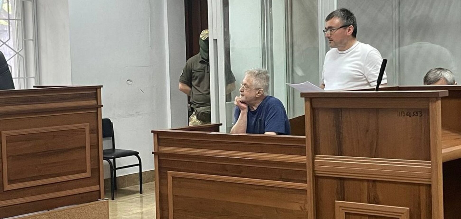 Подозреваемый Игорь Коломойский в Шевченковском суде Киева 29 августа 2024 года.