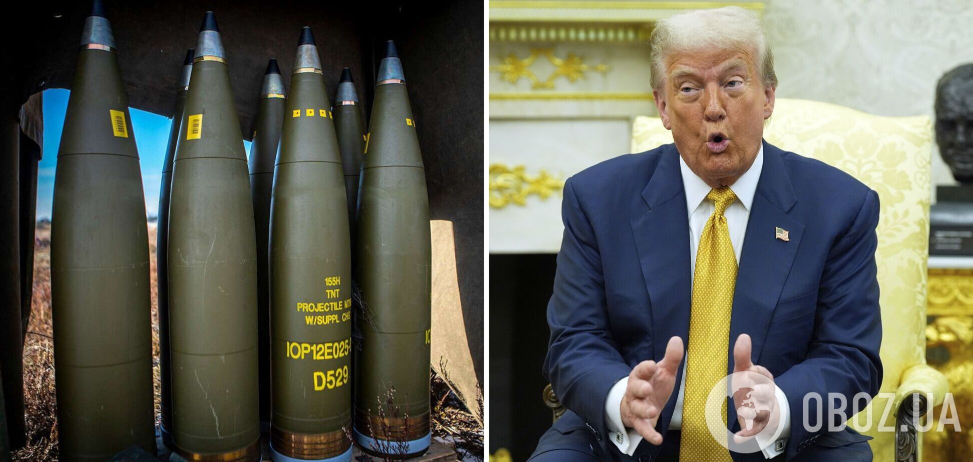 'Скоростные, медленные, точные и менее точные': Трамп похвастался, что США скоро будут иметь больше всего в мире боеприпасов