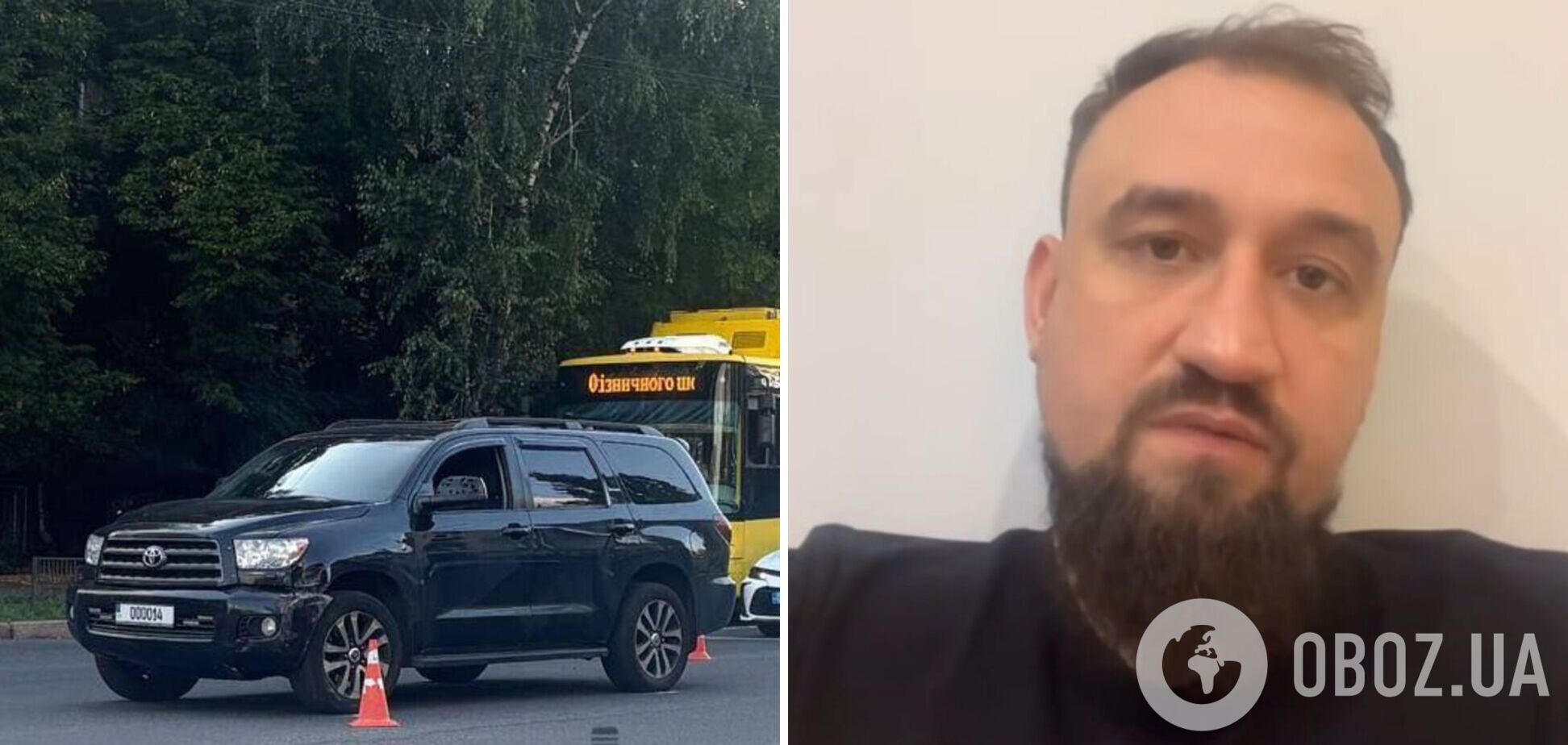 У Києві волонтер Денис Кошельник у стані сп’яніння потрапив у ДТП і втік, згодом його затримали: усі подробиці, фото та відео