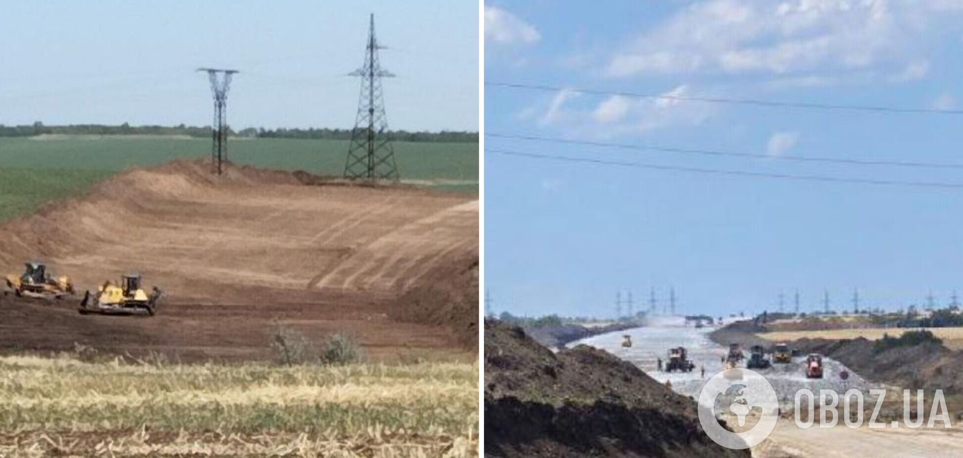 Йде будівництво об'їзної дороги: окупанти намагаються покращити військову логістику в районі Маріуполя. Фото