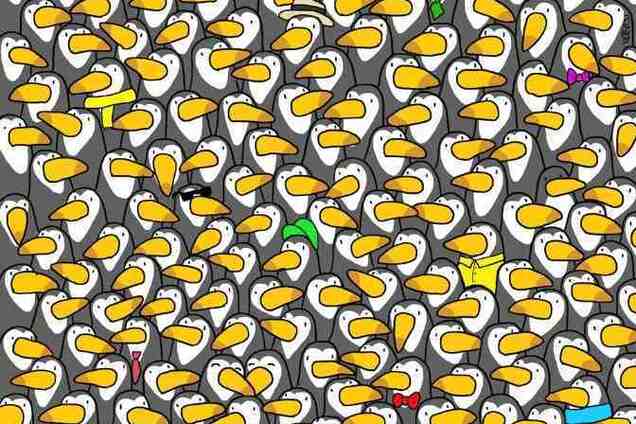 Знайдіть пінгвіна: непроста головоломка