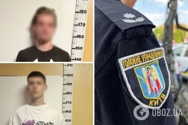 Жестоко избили прохожего за замечание: в Киеве задержали двух молодых людей. Фото