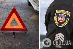 Под Киевом пьяный водитель сбил насмерть женщину и скрылся с места ДТП. Подробности и фото