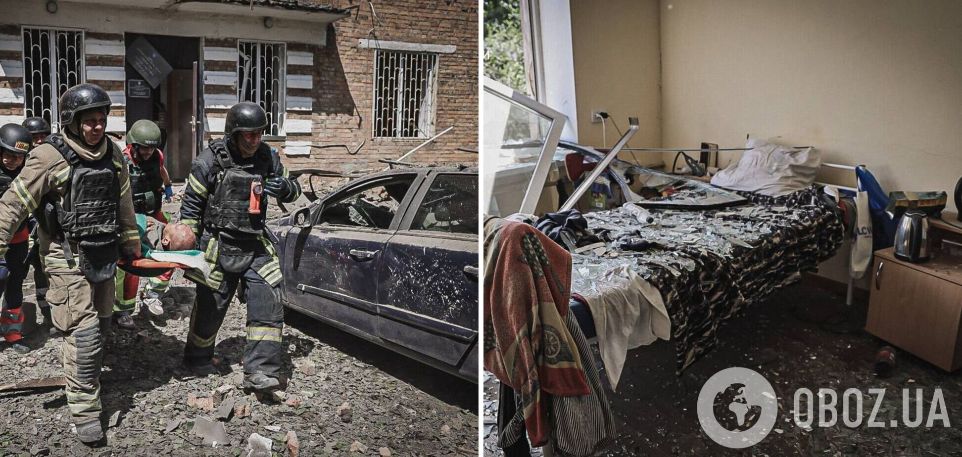 Окупанти вдарили КАБом по медзакладу в Харкові: є загиблий, 17 постраждалих, серед них – дівчинка. Фото і відео