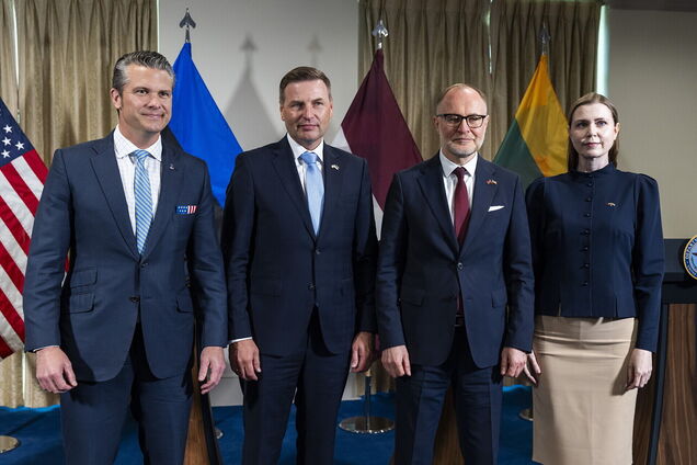 Министры обороны стран Балтии встретились с Хегсетом в Вашингтоне: о чем говорили