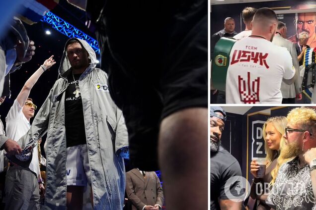 Не вошло в трансляцию. Появилось видео, что было перед выходом Усика на ринг в реванше с Дюбуа