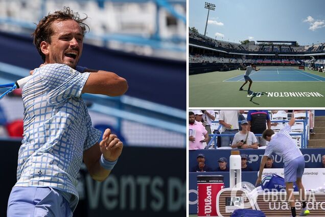 Знаменитый российский теннисист устроил дебош на турнире в Вашингтоне и был освистан. Видео