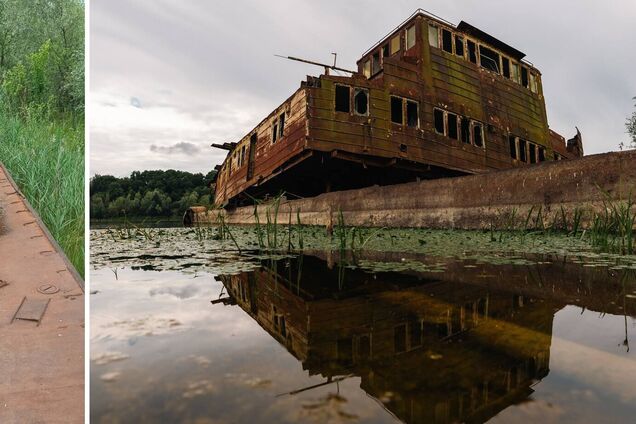 Забытая гавань речного флота: как сегодня выглядит кладбище судов в Чернобыльской зоне. Фото