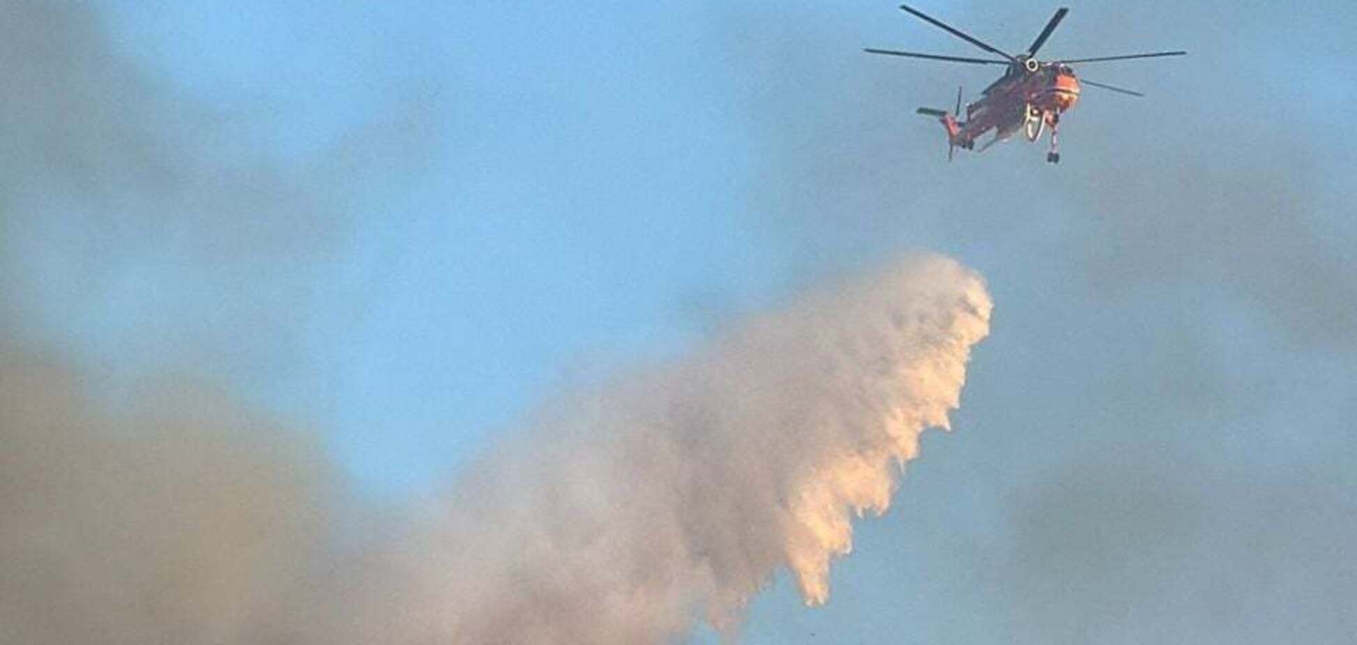 На греческом острове вспыхнул масштабный пожар: людей призвали эвакуироваться