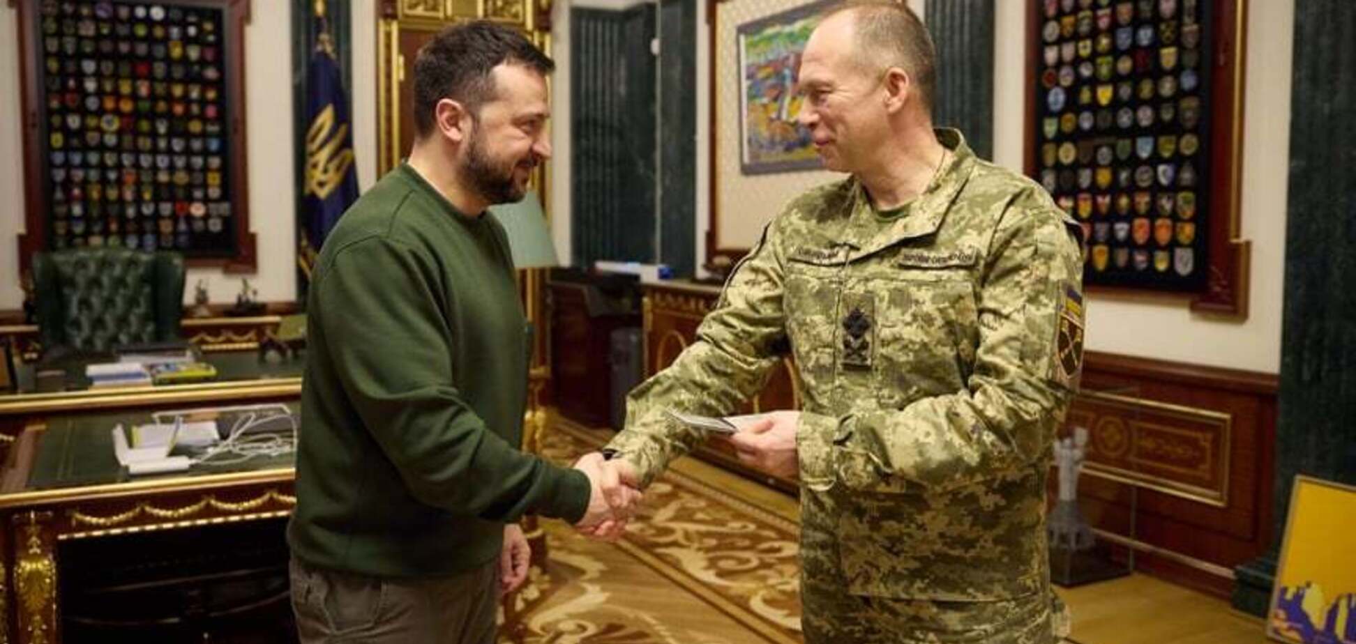 Продовжуємо діяти на російській території: Сирський доповів Зеленському про ситуацію на фронті