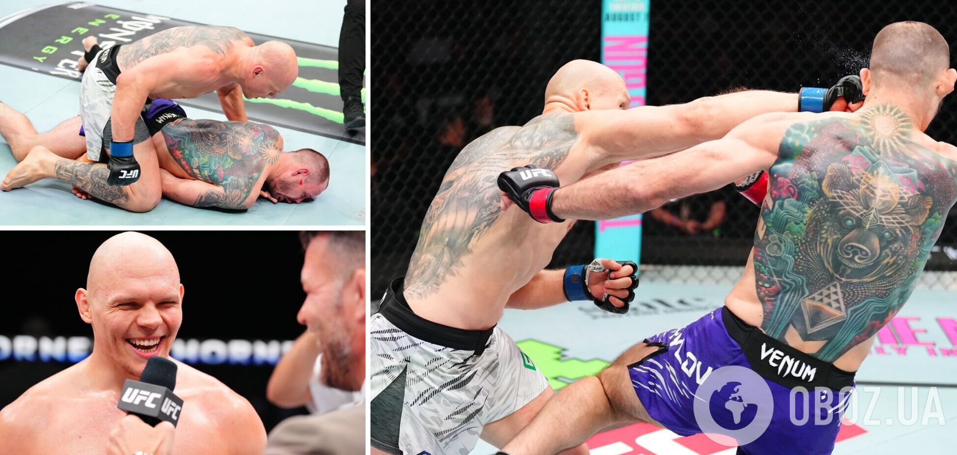 Предателя Украины брутально нокаутировали в первом раунде во втором подряд бою UFC. Видео