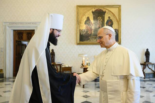 Жаловался на Украину: стали известны подробности встречи представителя РПЦ с Папой Римским