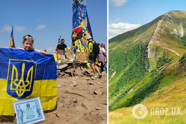 П'ятирічна дівчинка зі Львова підкорила Говерлу та встановила рекорд України. Фото