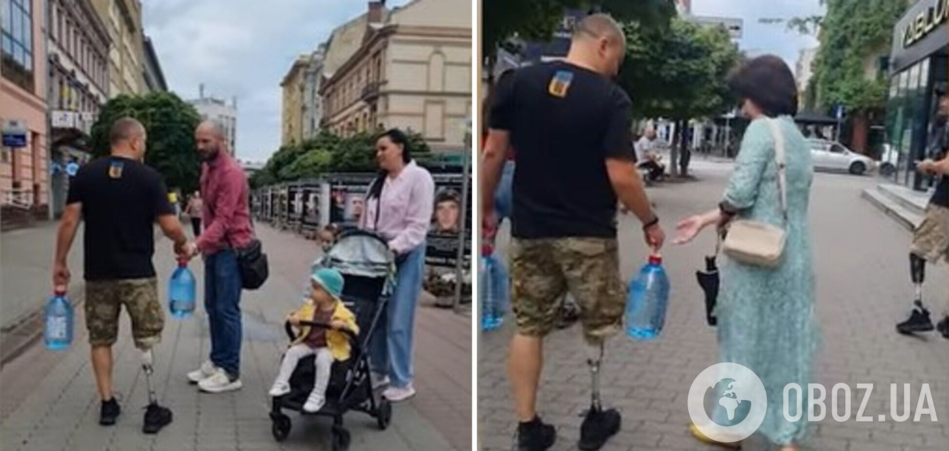 'Тест на людяність': в Івано-Франківську ветеран війни провів акцію, від якої мурашки по шкірі. Відео