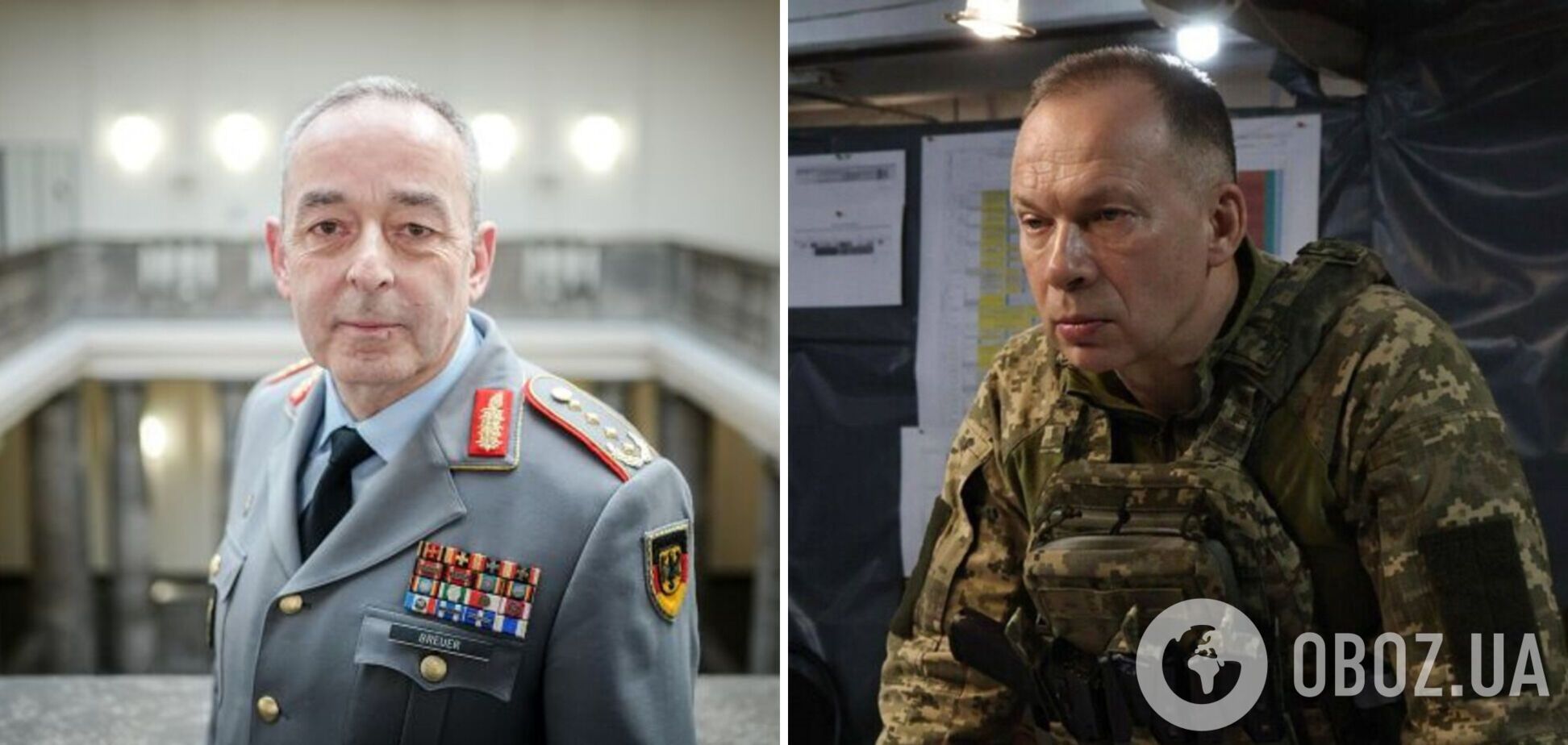 Сырский обсудил ключевые потребности ВСУ с главным инспектором Бундесвера