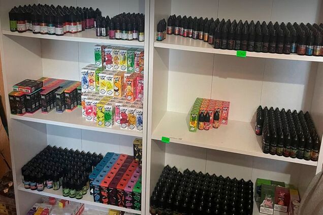 Массовые обыски vape-магазинов в Украине. Иллюстративное фото.