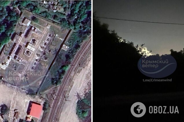 Возле оккупированного Севастополя ночью прогремел взрыв: говорят о повреждении электроподстанции железной дороги. Фото и видео