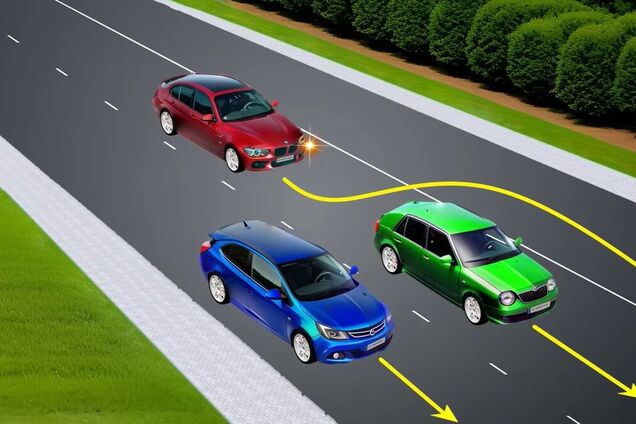 Чи може червоне авто виконати обгін? Тест на знання ПДР