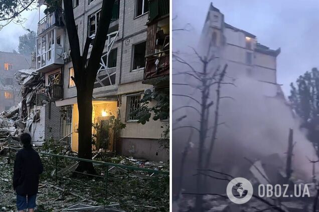 Ракетный РФ удар по Киеву