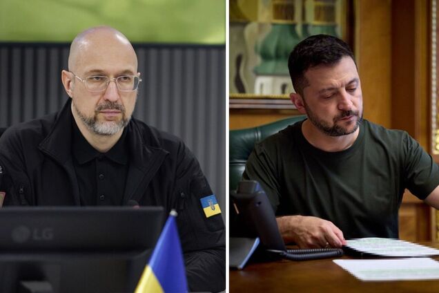 Министр обороны Денис Шмыгаль и президент Владимир Зеленский. Иллюстрация