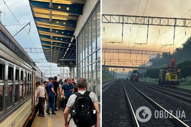 У Києві внаслідок ворожої атаки пошкоджено залізничну інфраструктуру: в УЗ повідомили про зміни рух поїздів