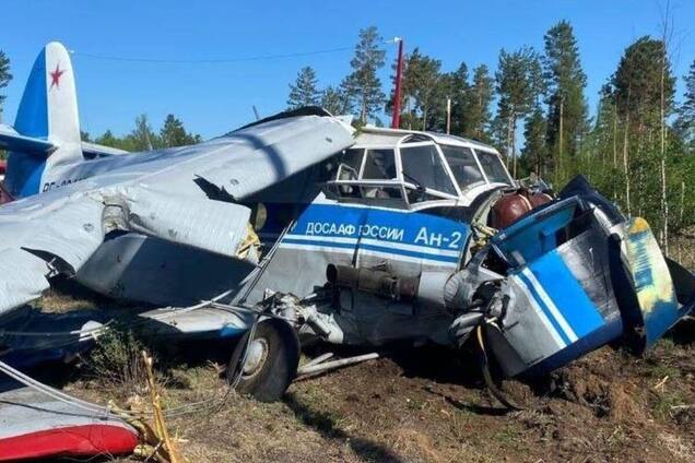 У Росії впав літак з парашутистами: постраждали 10 осіб