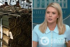 Керолайн Левітт відхрестилась від припинення постачання зброї Україні