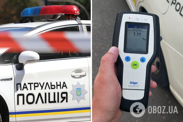 У Києві п’яний водій Mercedes протаранив припарковані авто: Драгер показав понад 5 проміле. Фото