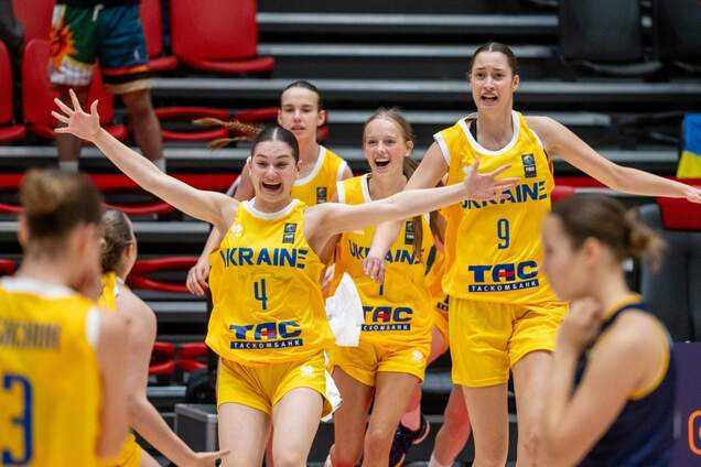 Сборная Украины выиграла все матчи на старте женского Евробаскета-2025 U-18