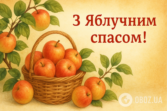 З Яблучним спасом: теплі привітання