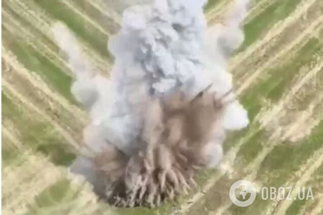 На Киевщине полицейские уничтожили боевую часть российского 'Шахеда'. Видео