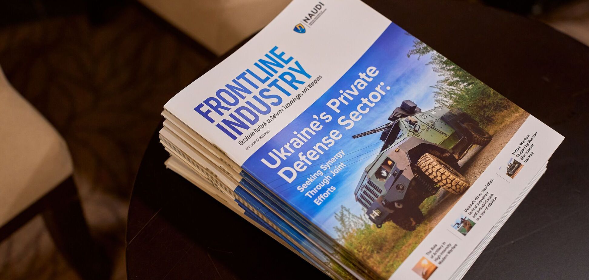 Frontline Industry: NAUDI выпустила англоязычный журнал об украинском и мировом оружии