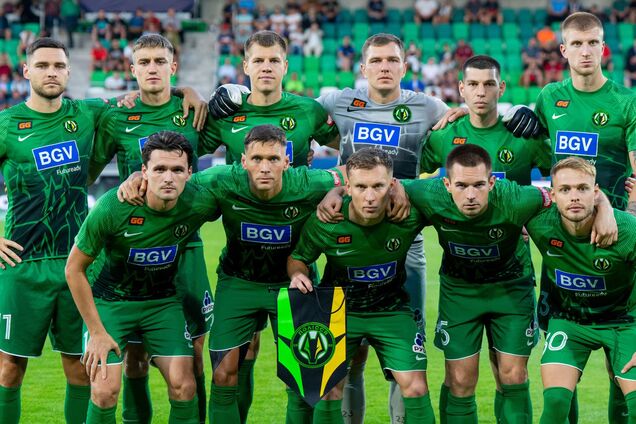 Гравці ФК Полісся. Ілюстрація