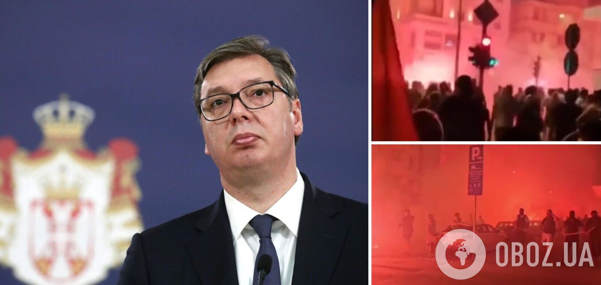 В Сербии протестующие разгромили офисы правящей партии: нескольких задержала полиция