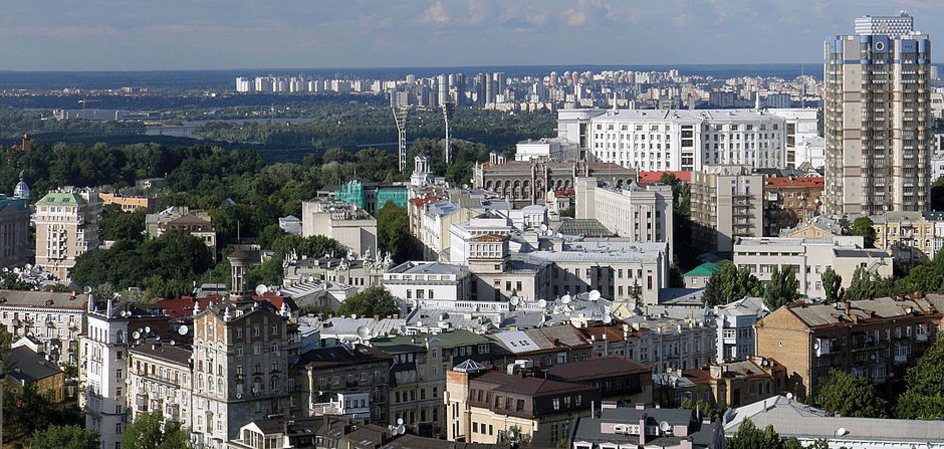 'Ожерелье Липок': в 1960-х центр Киева хотели изменить, построив девять гигантских зданий. Фото