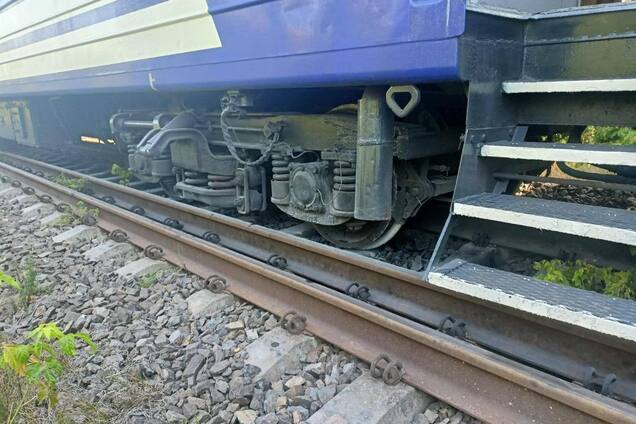 Вагон, що зійшов із рейок, 15 серпня 2025 р.